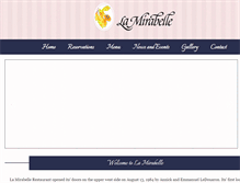 Tablet Screenshot of lamirabellenyc.com